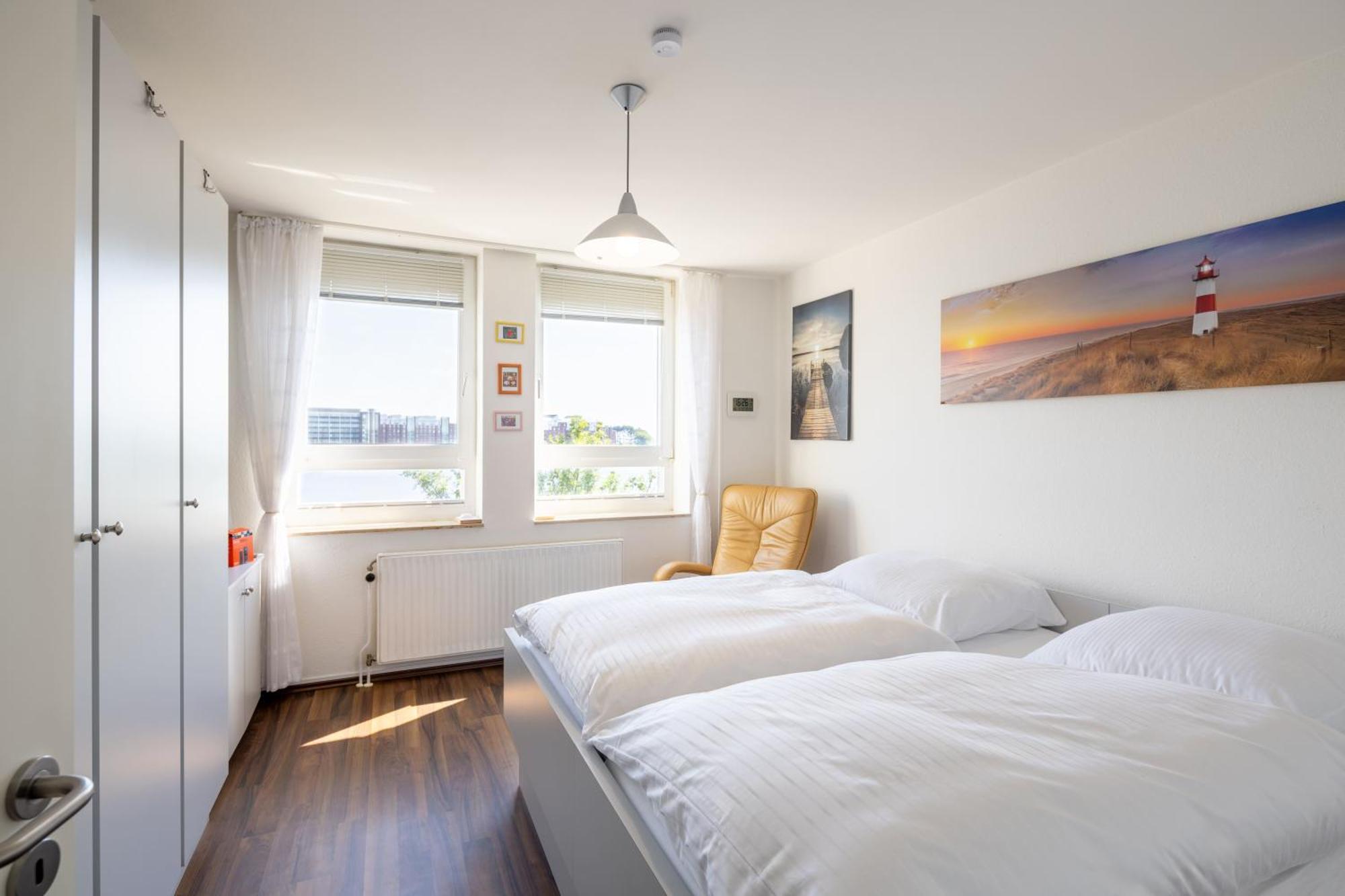 ווילהלמסהאבן Gemuetliche Ferienwohnung Mit Meerblick Direkt Am Hafen מראה חיצוני תמונה